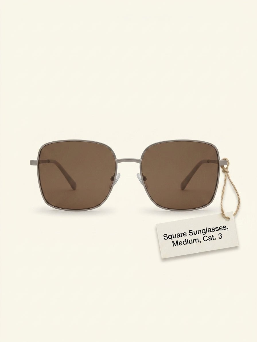 Gucci GG1713SA square-frame metal sunglasses (British brand)