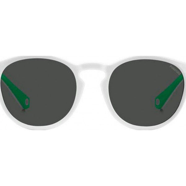 Polaroid White PLD 7050 sunglasses with plastic frame, UK version
