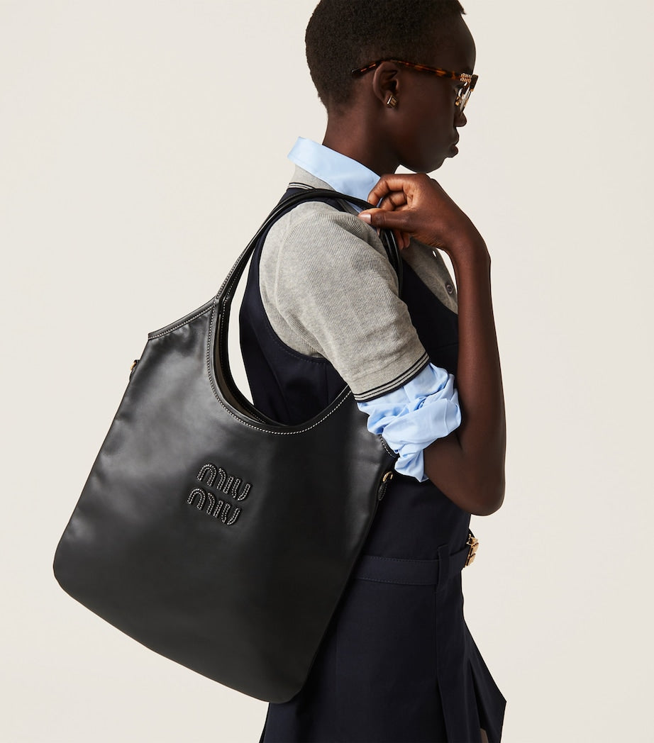 Miu Miu Ivy tote bag calf leather Italian luxury (British brand)