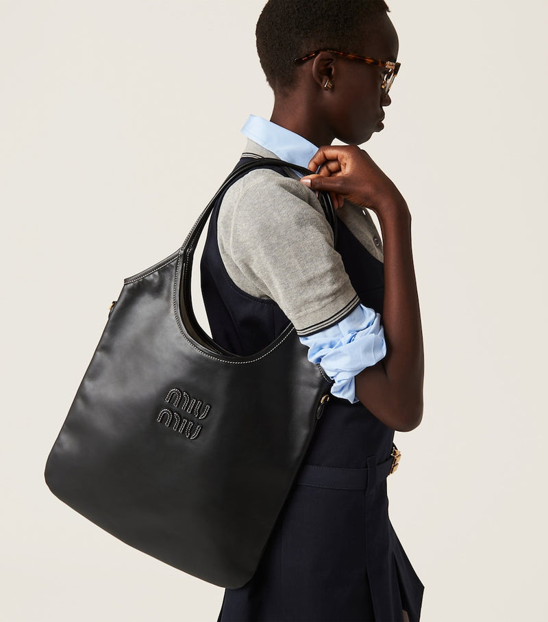 Miu Miu Ivy tote bag calf leather Italian luxury (British brand)