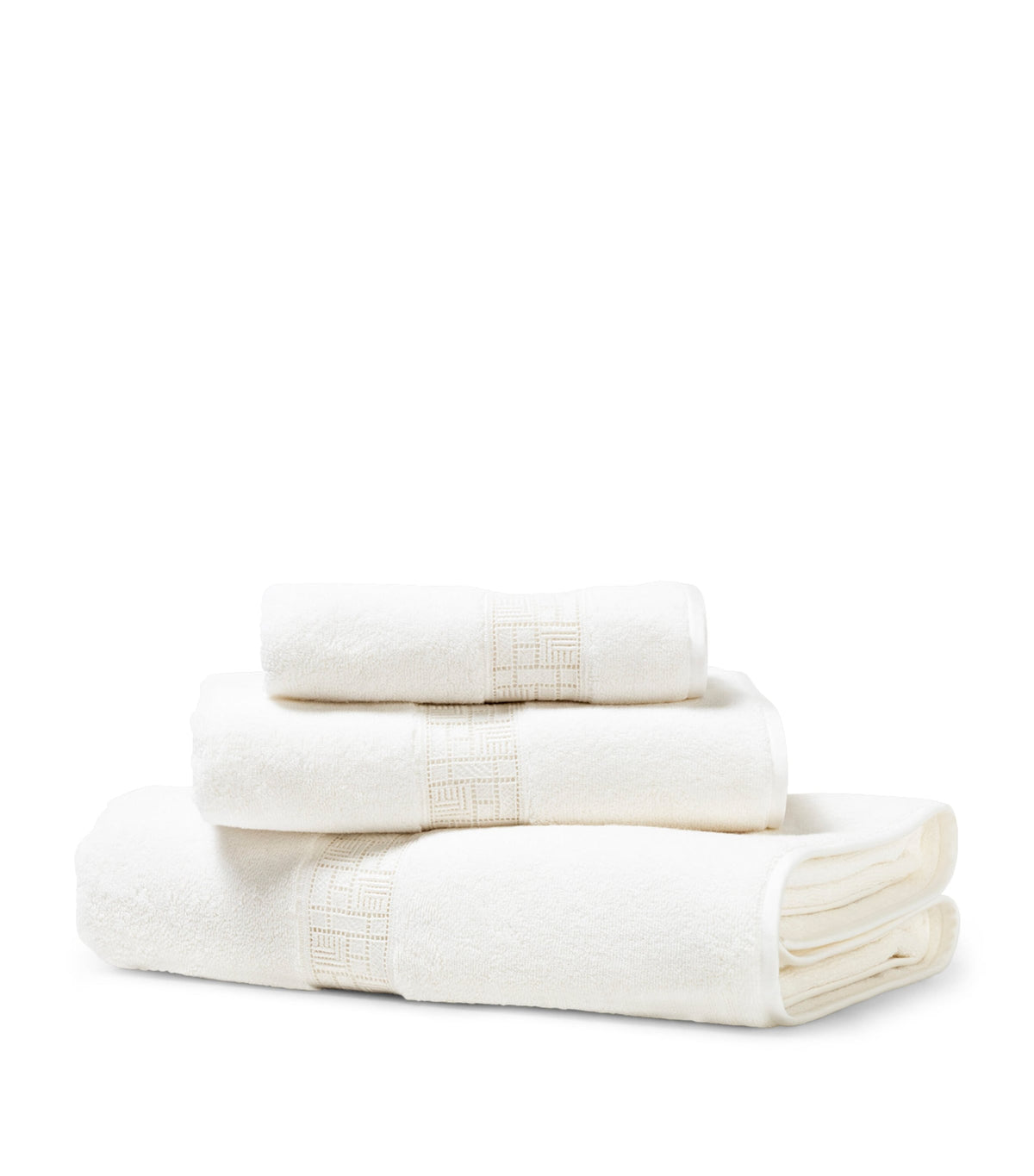 Frette Maze Lace bath sheet - British product
