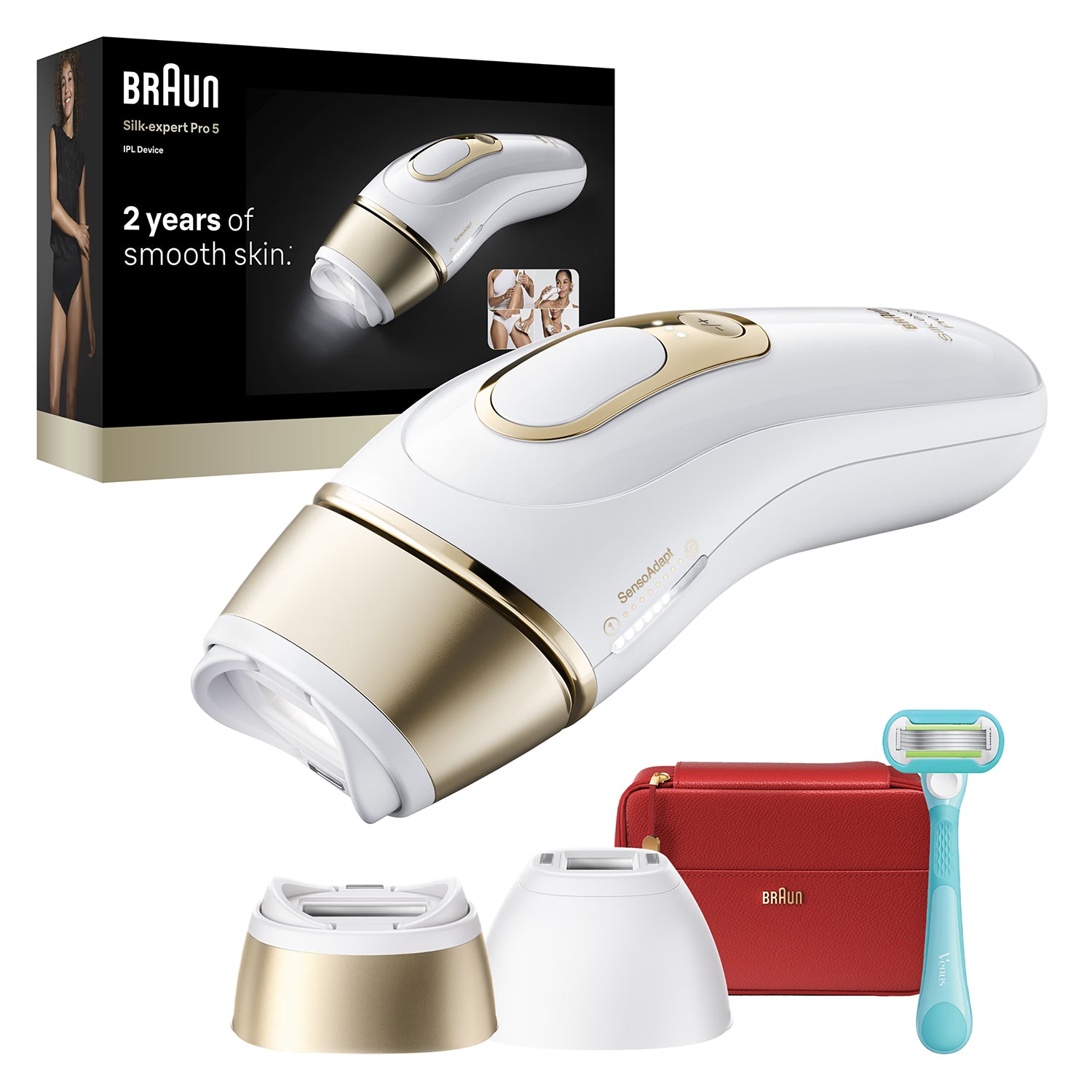 Braun Silk·expert Pro 5 IPL hair removal device - British product