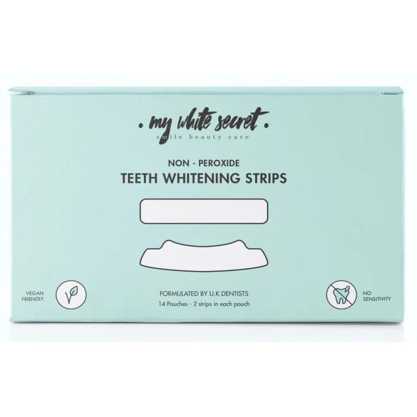 My White Secret Teeth Whitening Strips 14 Pouches GOODS Superdrug   