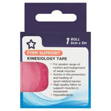 Superdrug Kinesiology Tape 5cm x 5m Stretched Red GOODS Superdrug   