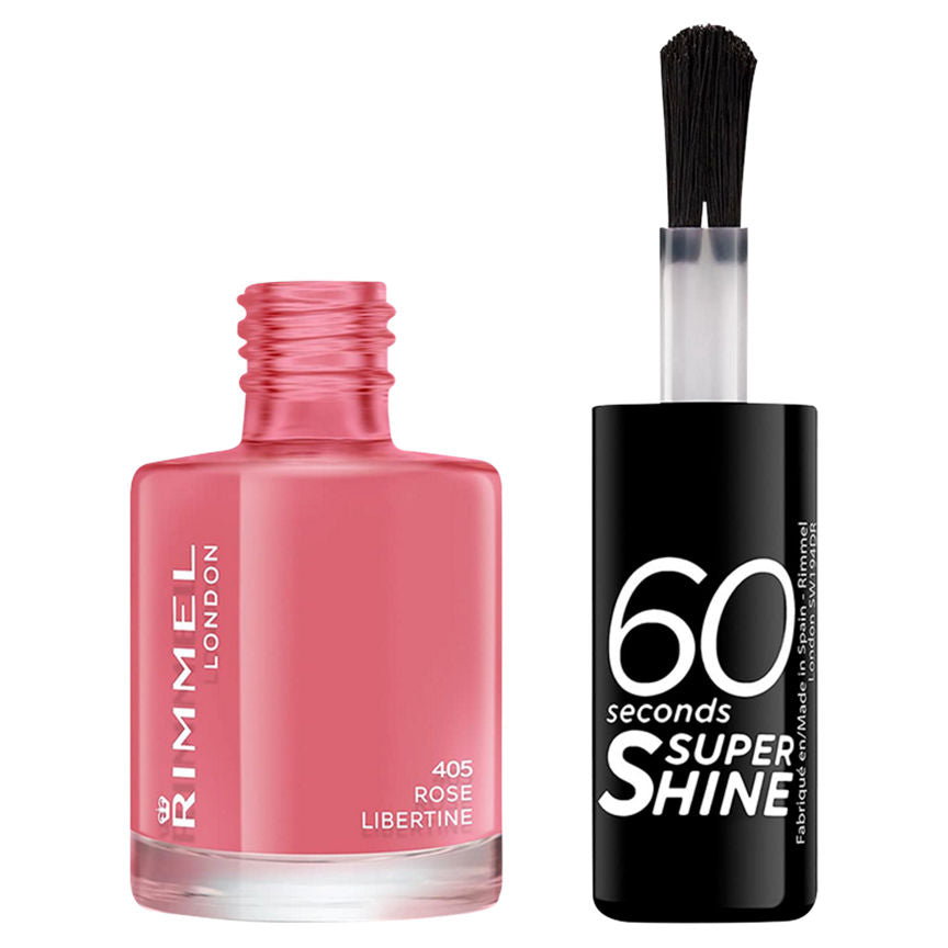 Rimmel London 60 Seconds Super Shine Nail Polish Rose Libertine