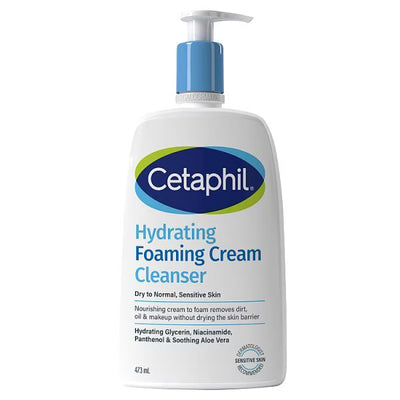 Superdrug Cetaphil Hydrating Foaming Cream Cleanser 473ml- Buy online at McGrocer