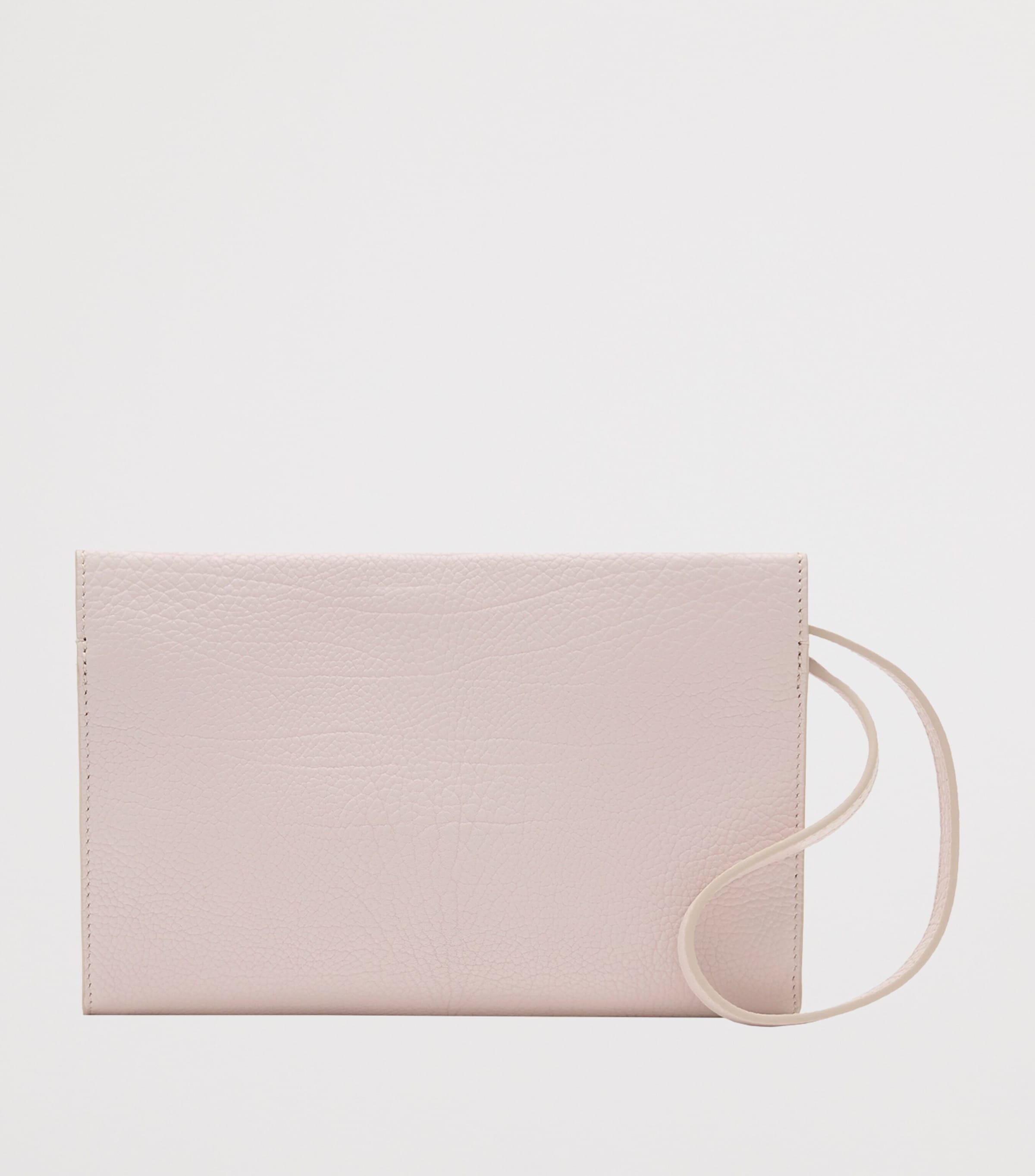 Burberry leather Cotswolds pouch 22cm - British product