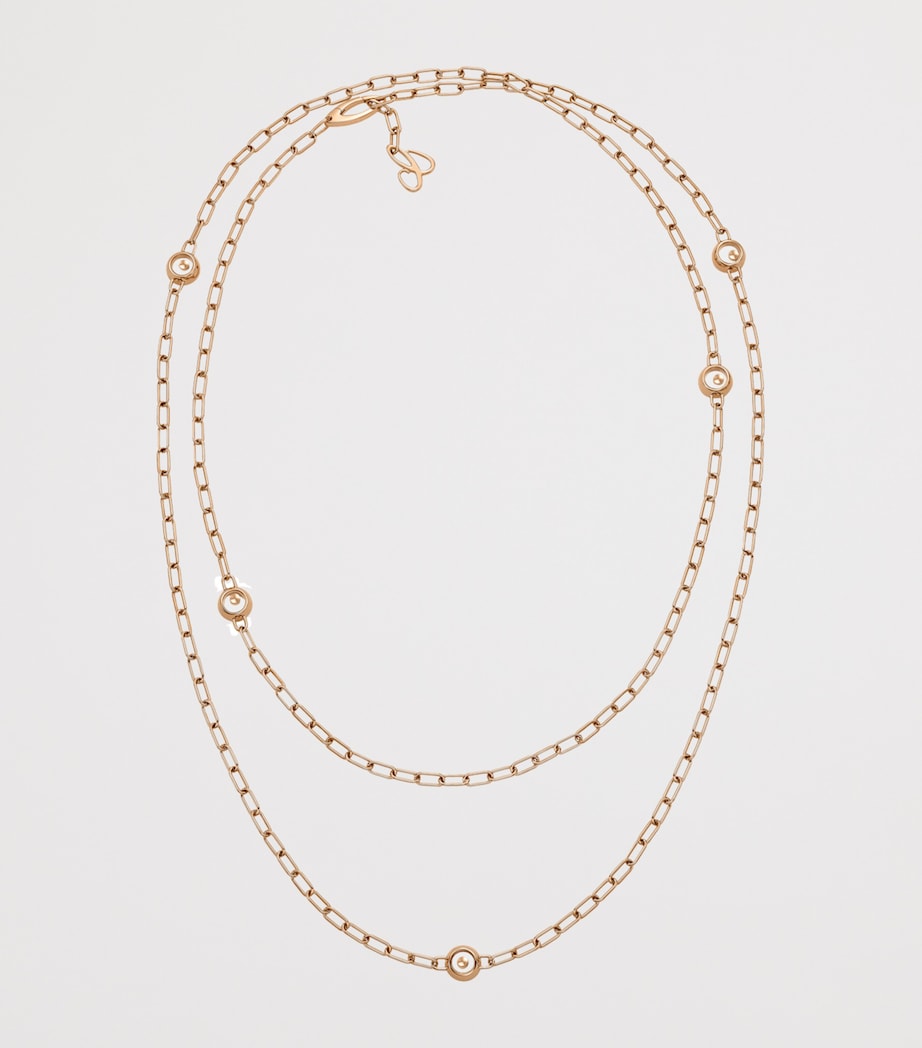 Chopard Happy Diamonds Icons necklace 18kt rose gold (British brand)