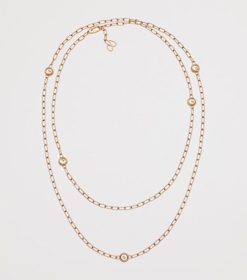 Chopard Happy Diamonds Icons necklace 18kt rose gold (British brand)