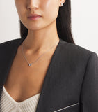 Suzanne Kalan princess mini butterfly white gold diamond necklace - British product
