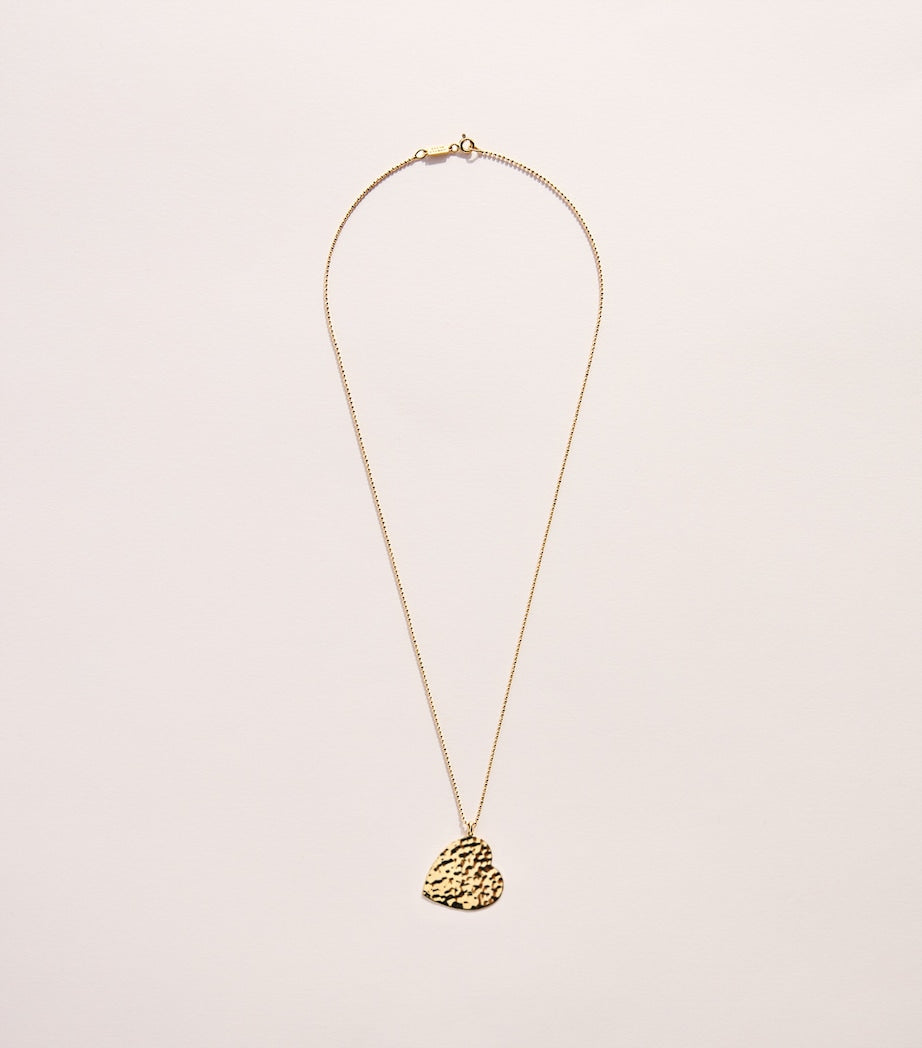 Jennifer Meyer hammered heart necklace (British brand)
