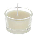 Livingandhome jasmine scented candle set 6 white candles - British product