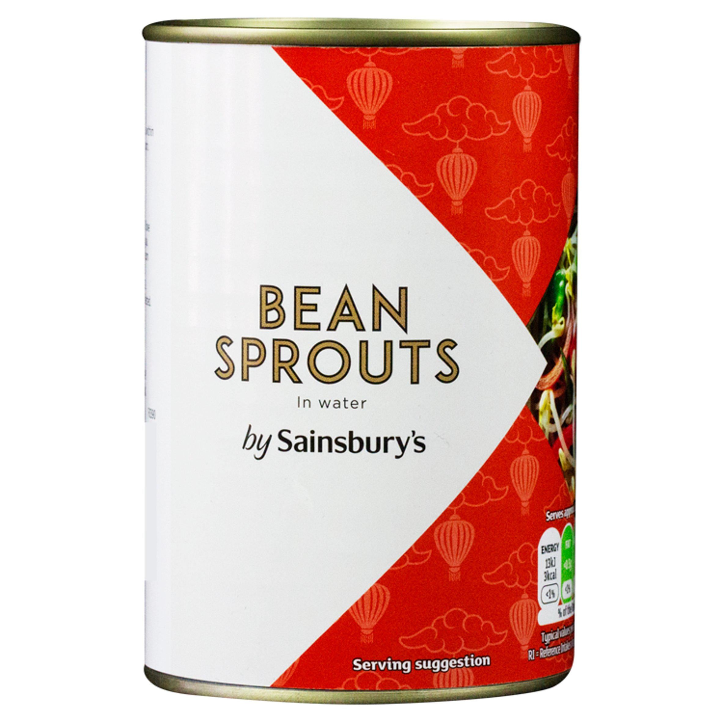 Sainsbury's Canned Mung Bean Sprouts in Water 410g Cooking sauces & meal kits Sainsburys   