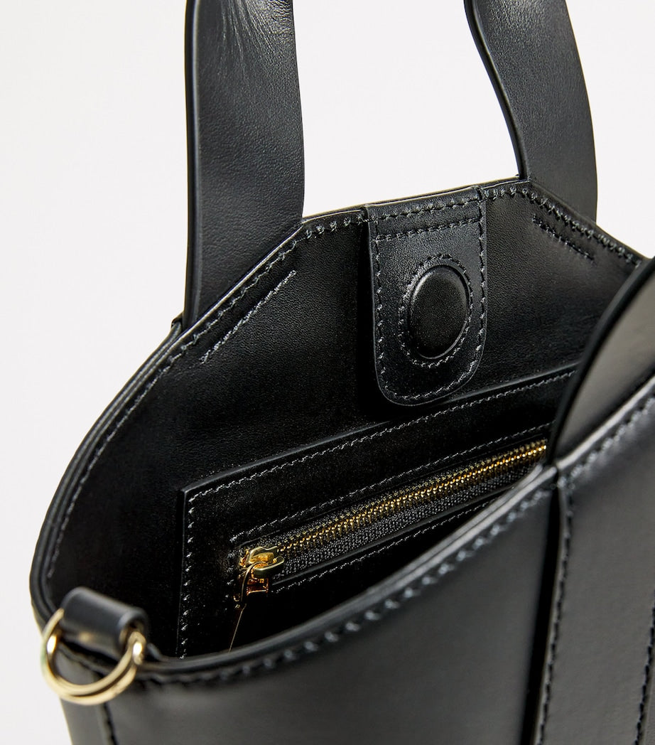 Harrods leather tote bag, UK version