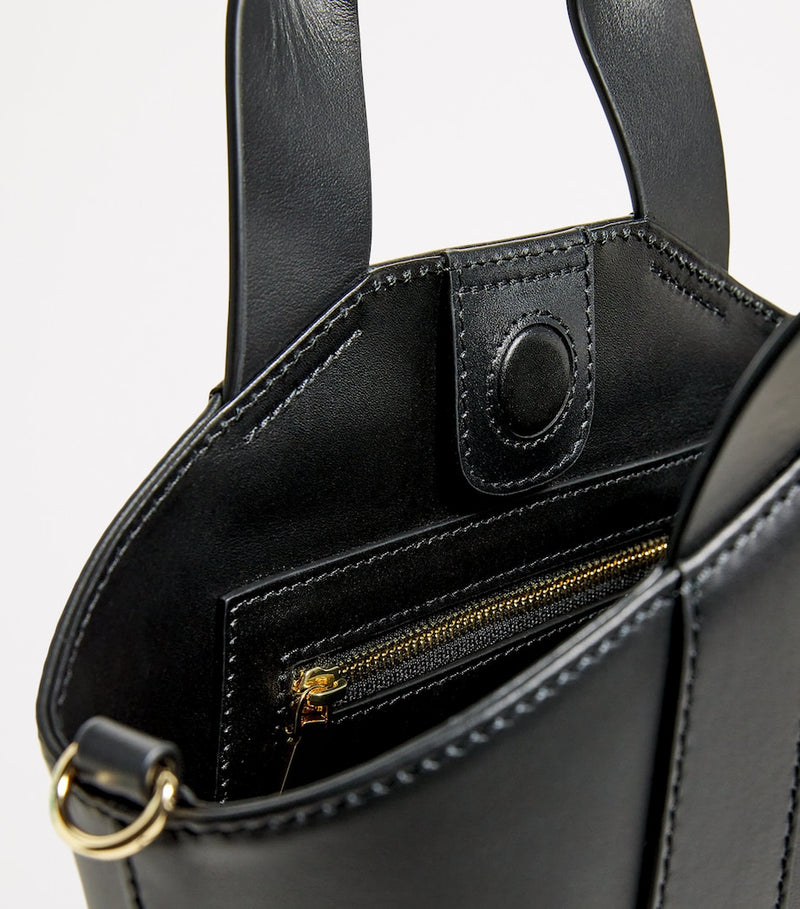 Harrods leather tote bag, UK version