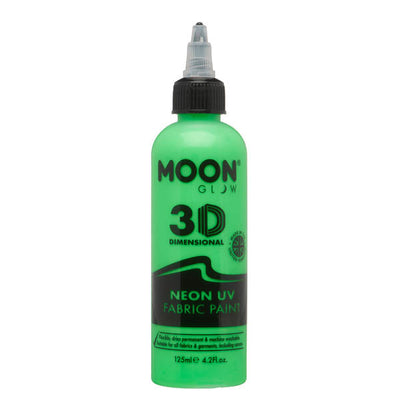 Moon Glow Neon UV Stoffmaling Intens Grønn 125ml