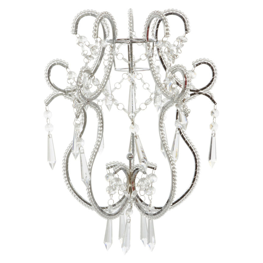 George Home Acrylic Crystal Beaded Cylinder Lamp