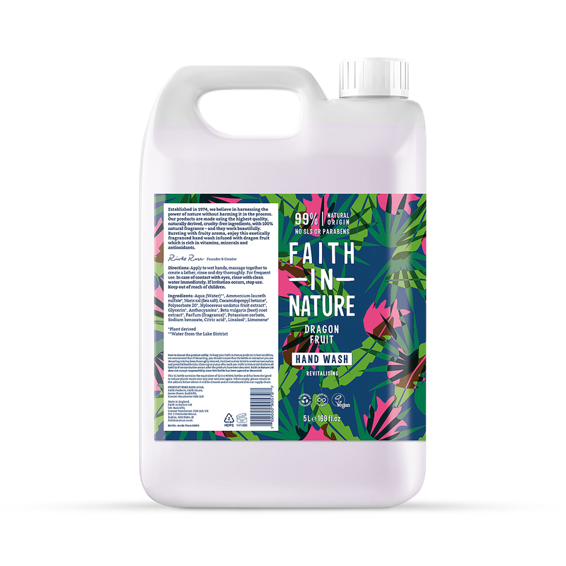 Faith in Nature Dragon Fruit Hand Wash 5 Litre
