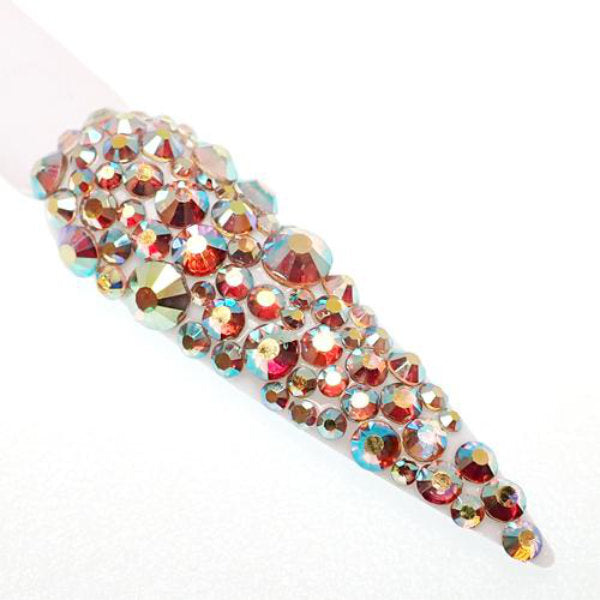 Claw Culture Cristallo Nail Art Stones Bright Blue 2-5mm Assorted