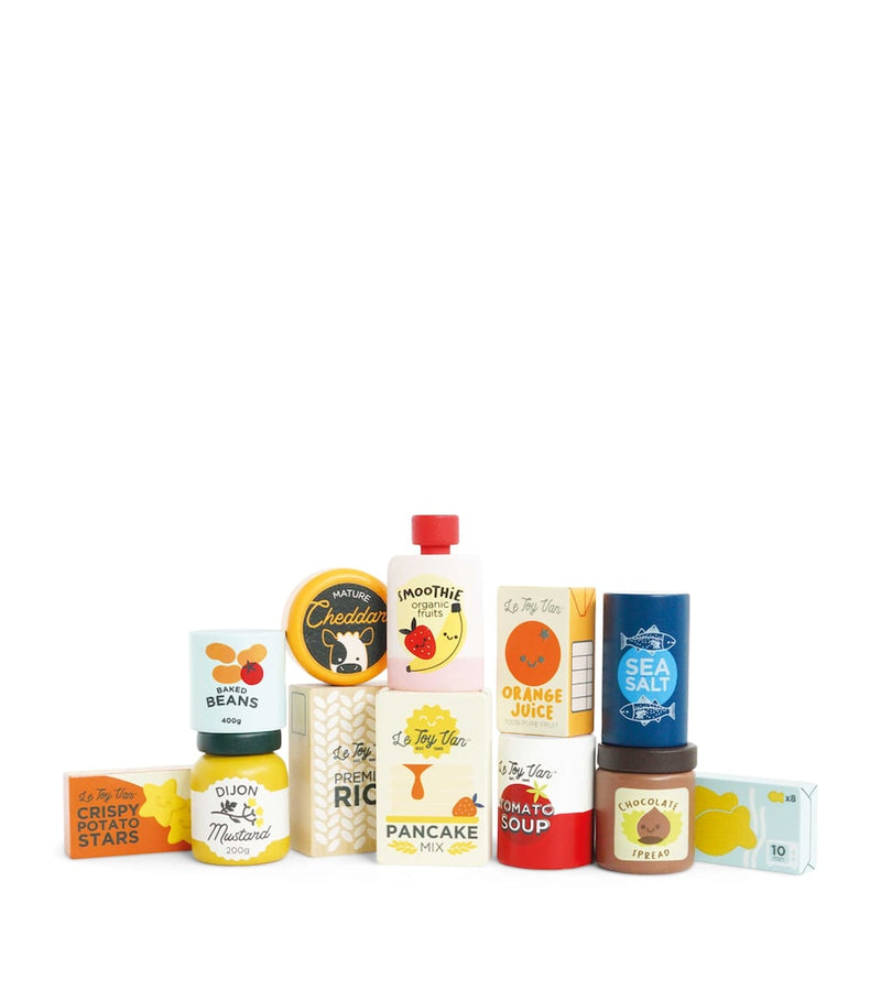 Le Toy Van toy grocery set weekly shop 12 pieces, UK version