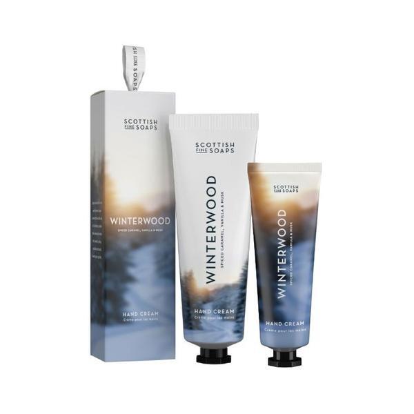Scottish Fine Soaps Winterwood hand cream duo (British brand)