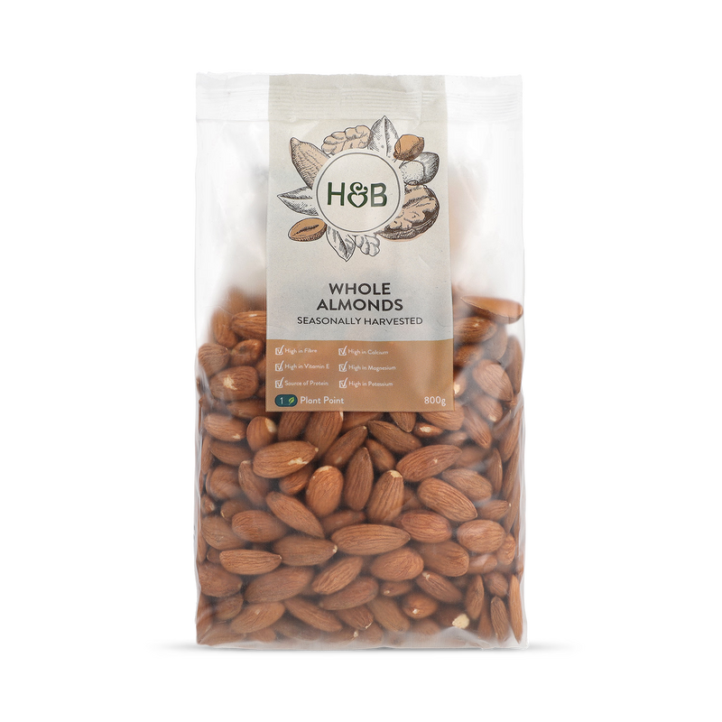 Holland & Barrett whole almonds 800g, UK version