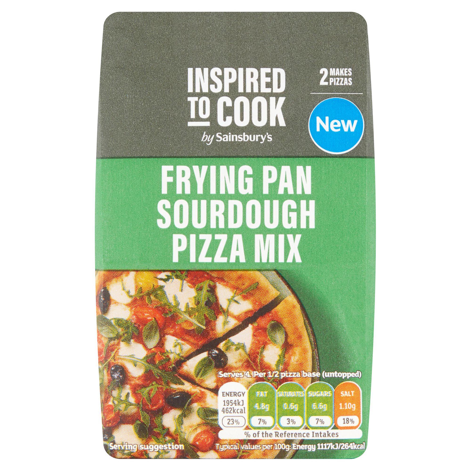 Sainsbury's Frying Pan Sourdough Pizza Mix, Inspired to Cook 500g GOODS Sainsburys   