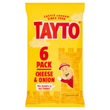 Tayto Cheese & Onion Crisps 6x25g GOODS Sainsburys   