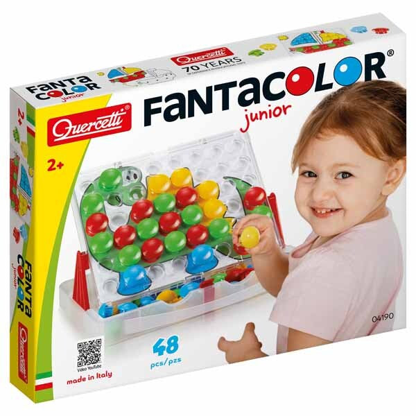 Quercetti Fantacolor Junior peg board toy - British product