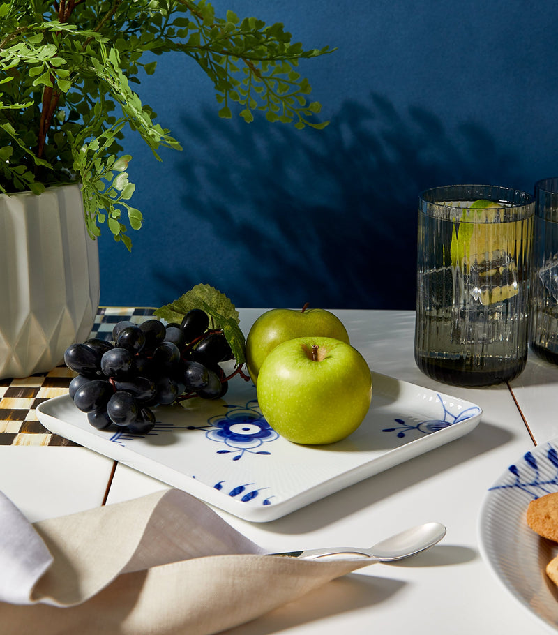 Royal Copenhagen Blue Fluted porcelain plate 20cm, imported from the UK