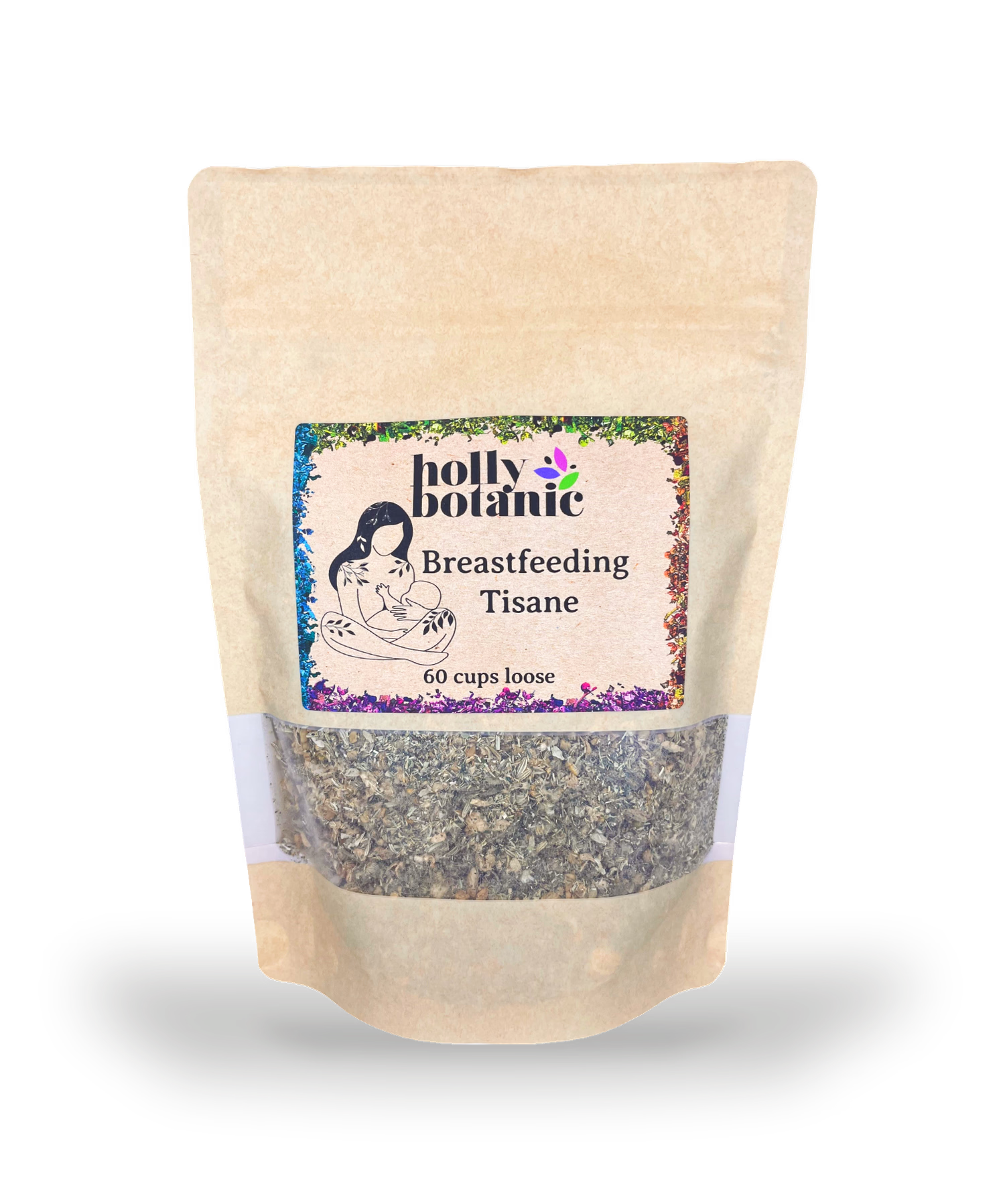 Holly Botanic breastfeeding tisane 60 cup loose (British brand)