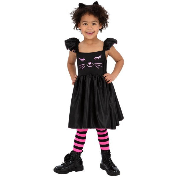 Smiffys toddler cat costume dress and headband - British product