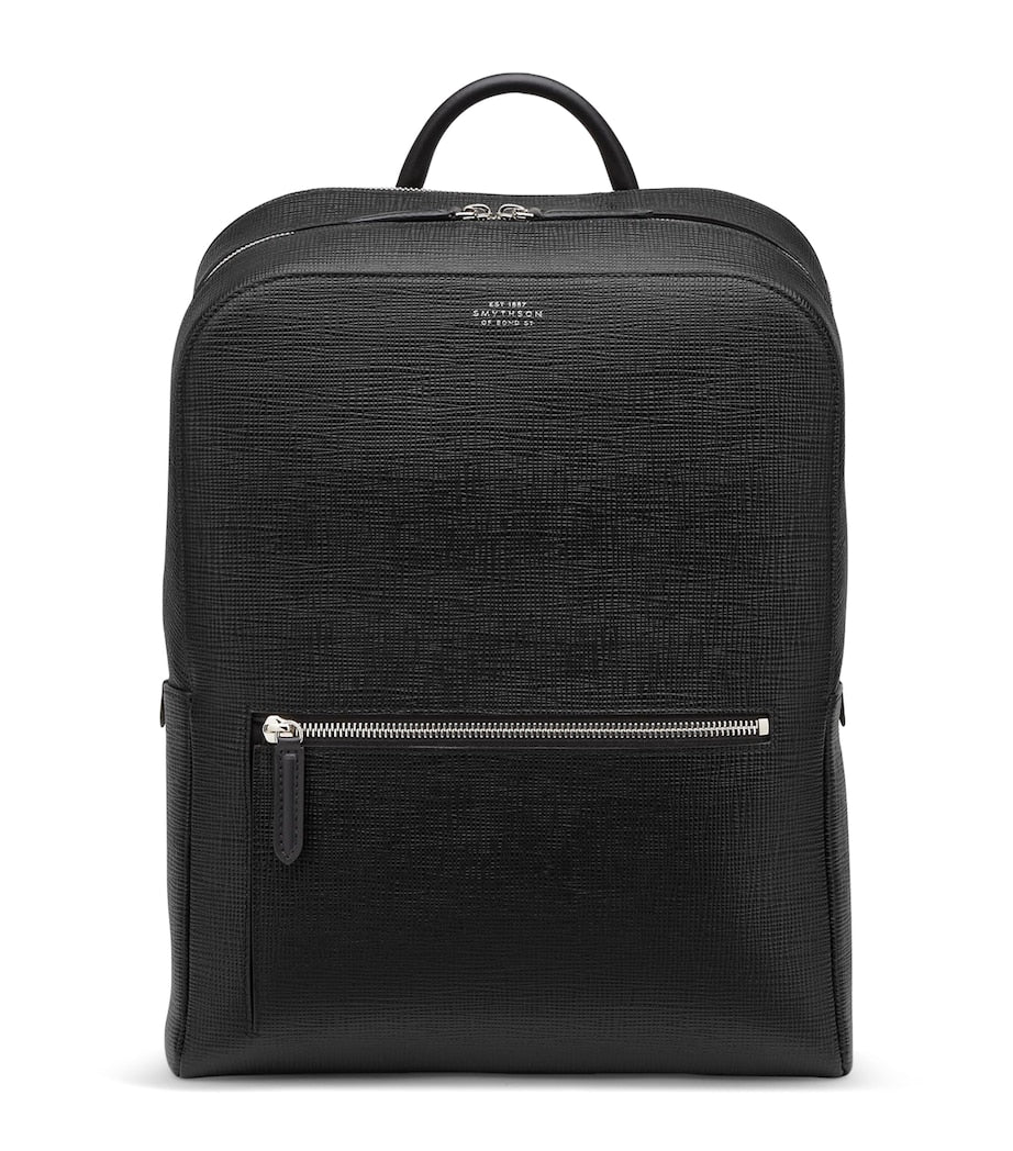 Smythson Panama backpack grained leather 38cm, UK version