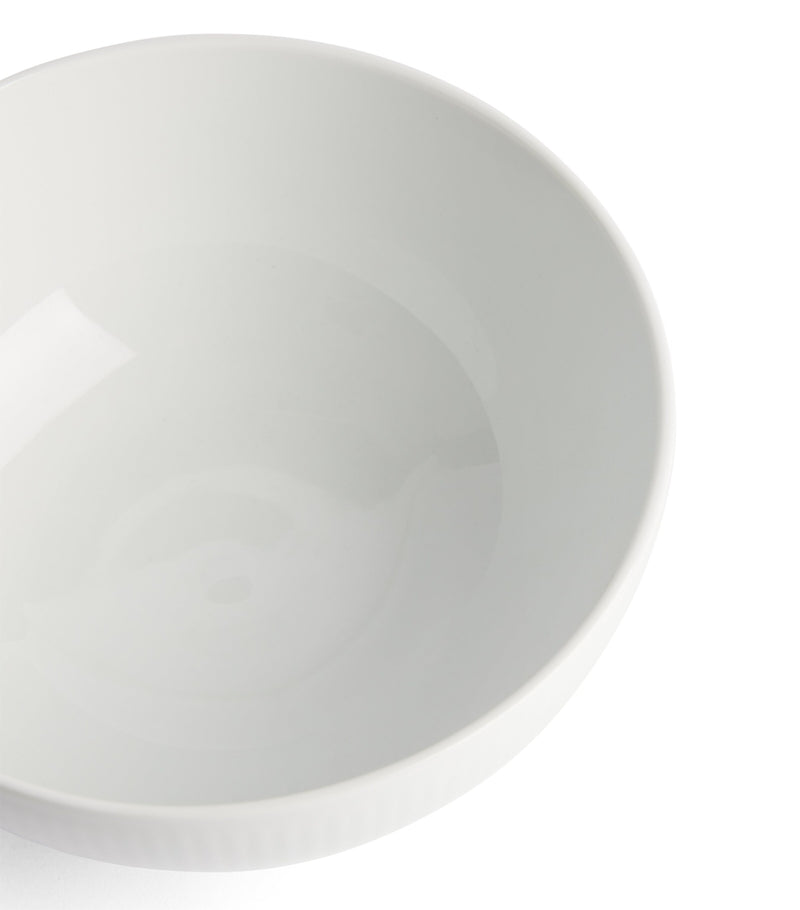 Royal Copenhagen White Fluted bowl 18cm, imported from the UK
