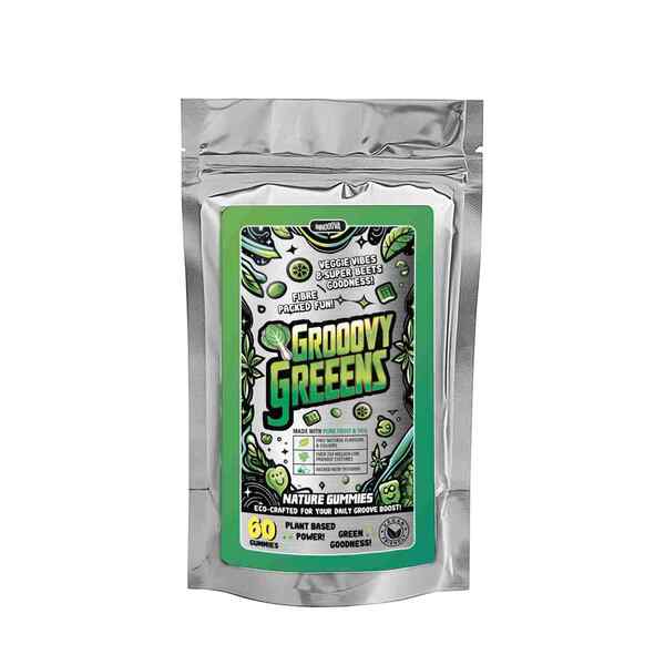Innooova Grooovy Greeens gummies 60 count, UK version