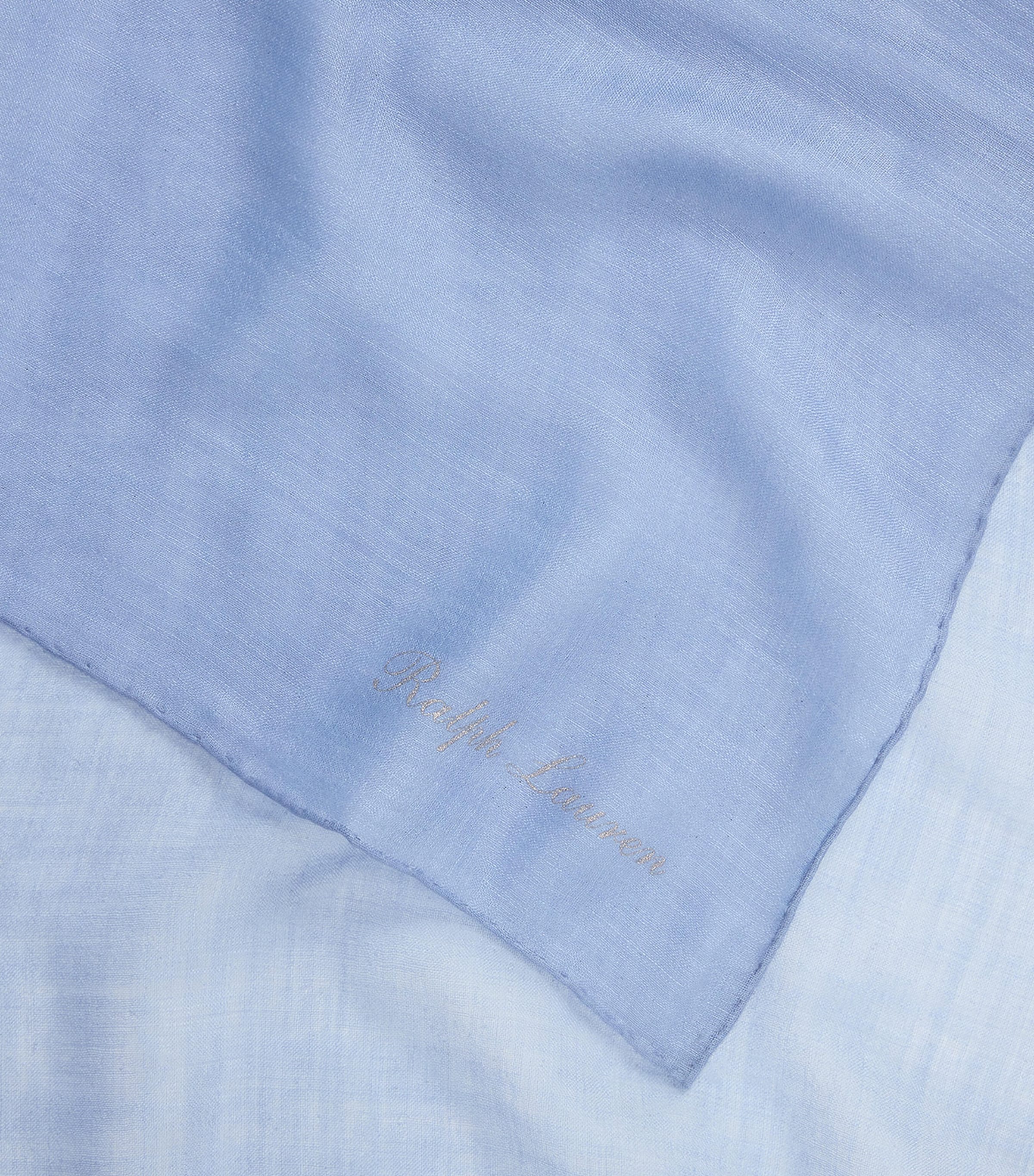 Ralph Lauren cashmere-silk scarf 139.5cm - British product