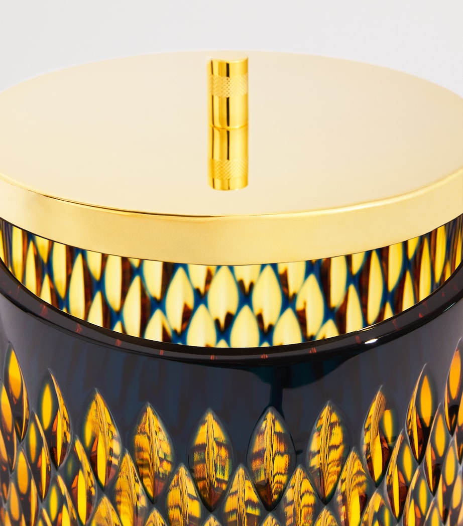 Zodiac Crystal Lidded Bin bathroom accessory, imported from the UK