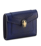 Bvlgari Serpenti Forever compact karung leather wallet, UK version