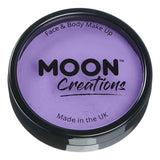 Moon Creations Face Paint Cake Pots Lilac, imported from the UK
