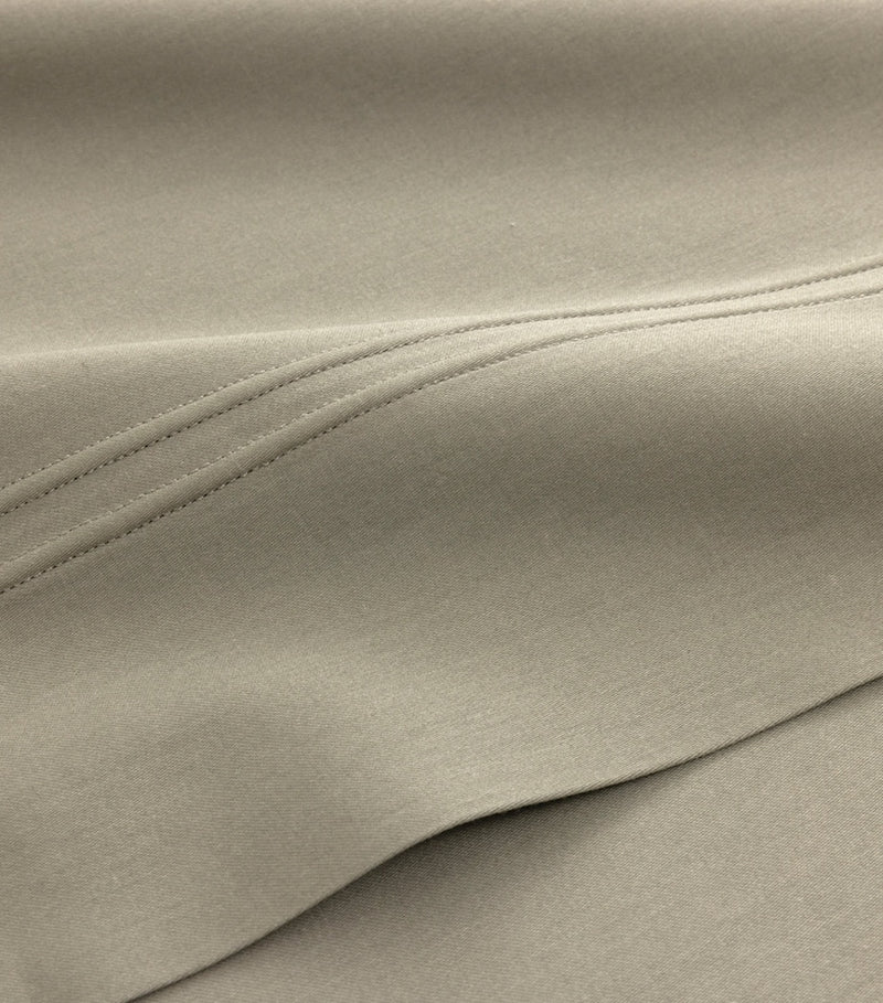 Yves Delorme Triomphe Kaki flat sheet 240x295cm, imported from the UK