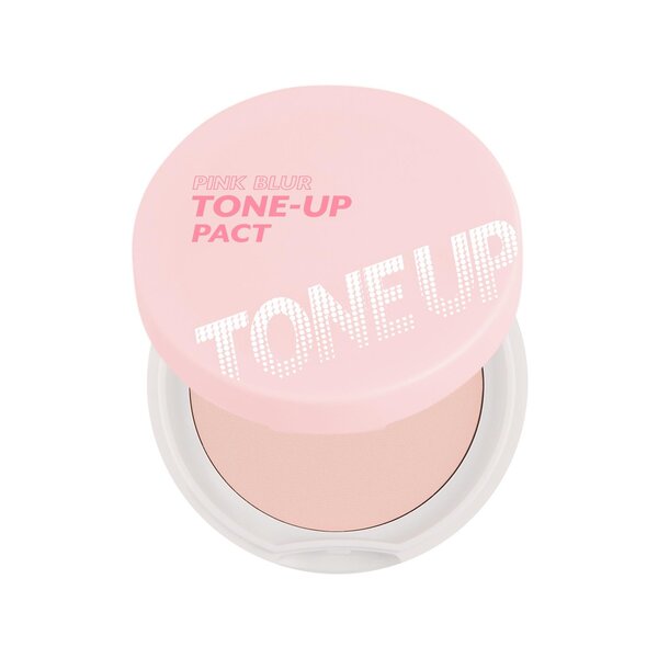 I'M MEME Pink Blur Tone-Up Pact pressed powder, imported from the UK