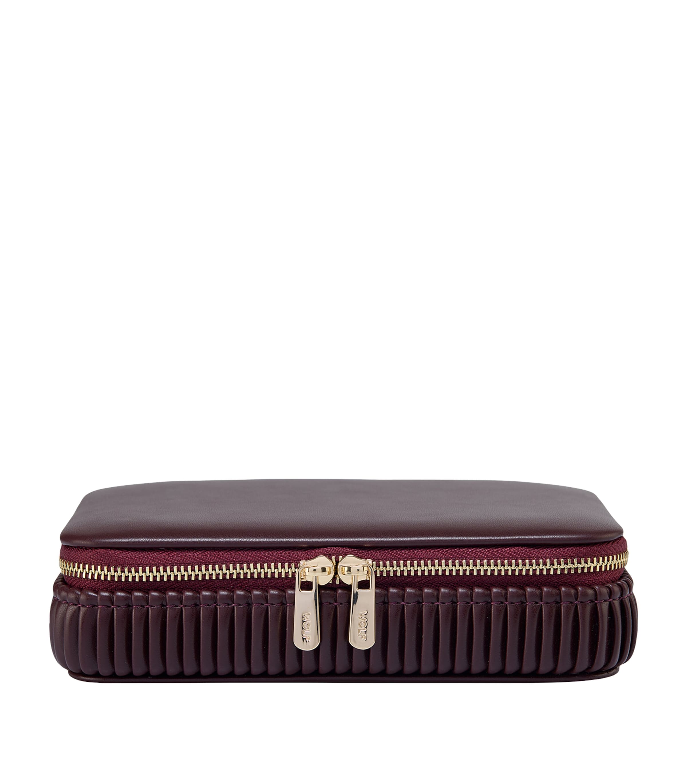 WOLF Bella jewellery zip case (British brand)