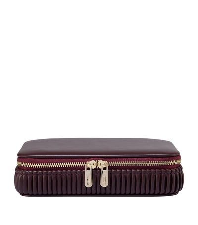 Harrods WOLF Bella Compact Jewellery Zip Case Jewellery Organiser- Buy online at McGrocer