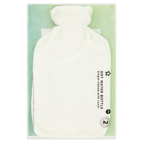 Superdrug Hot Water Bottle with Cover 1.7L