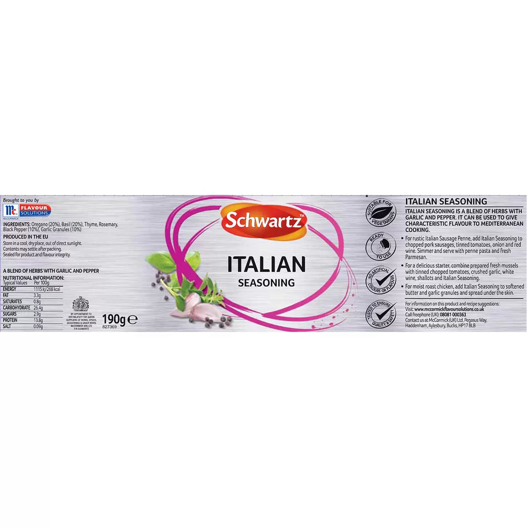 Schwartz Italian Seasoning, 190g