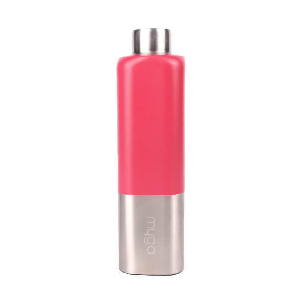 Myga square bottle pink 650ml, UK version