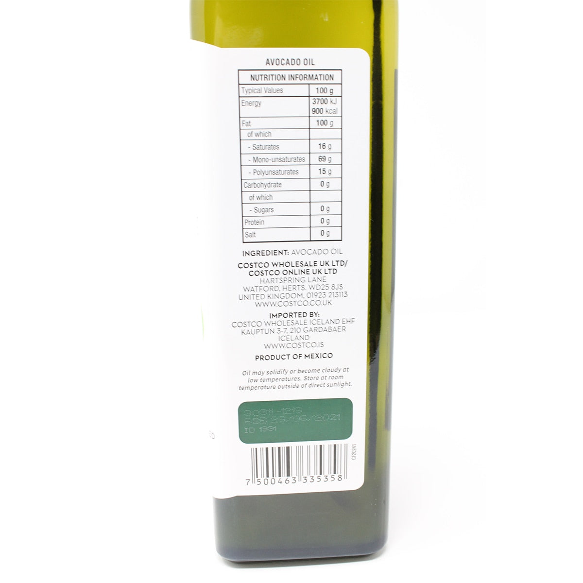 Chosen Foods 100% Avocado Oil, 1L GOODS Costco UK