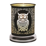 Aroma Accessories electric wax melter black owl 17cm, imported from the UK