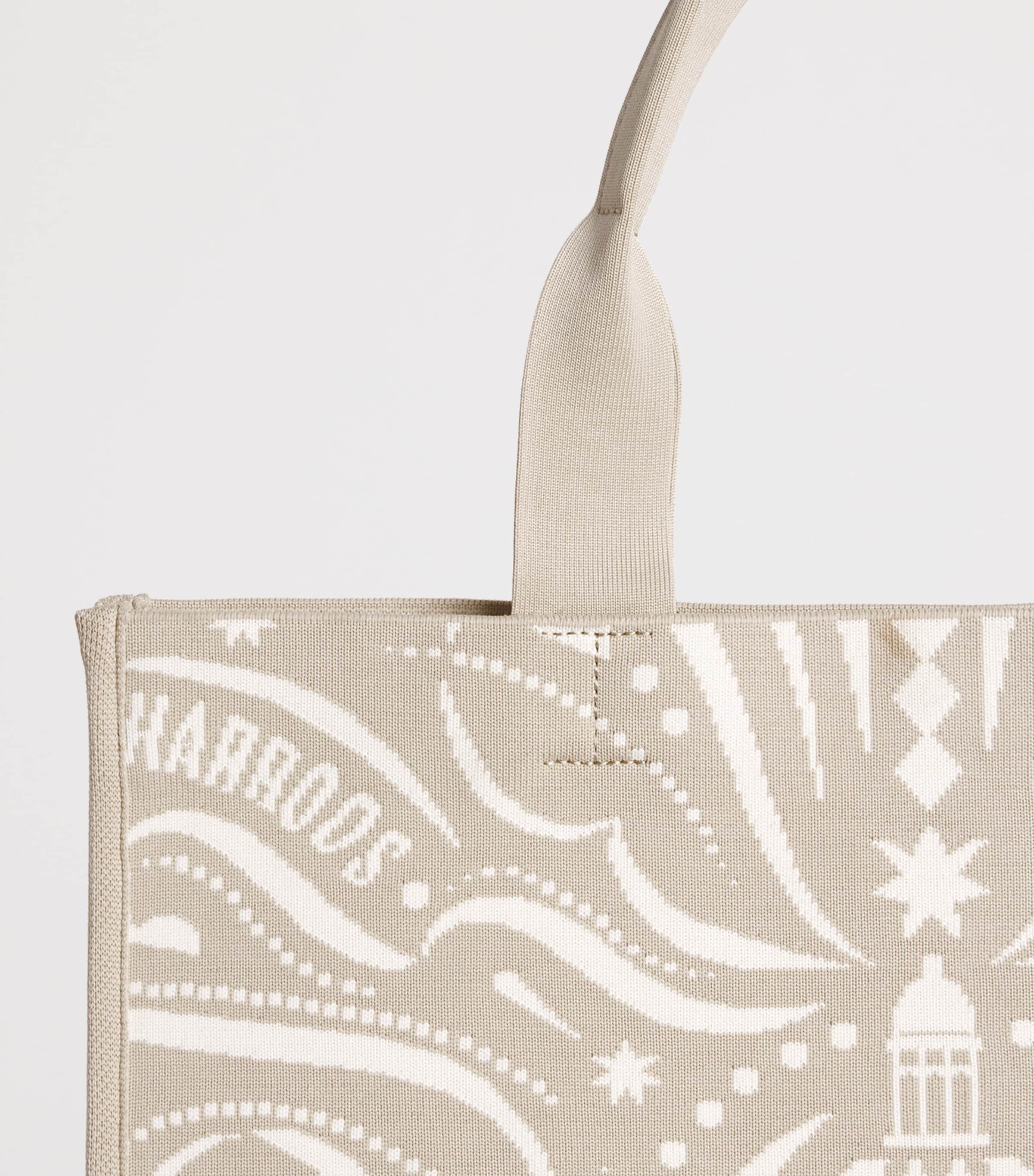 Harrods medium Knights of Brompton tote bag - British product