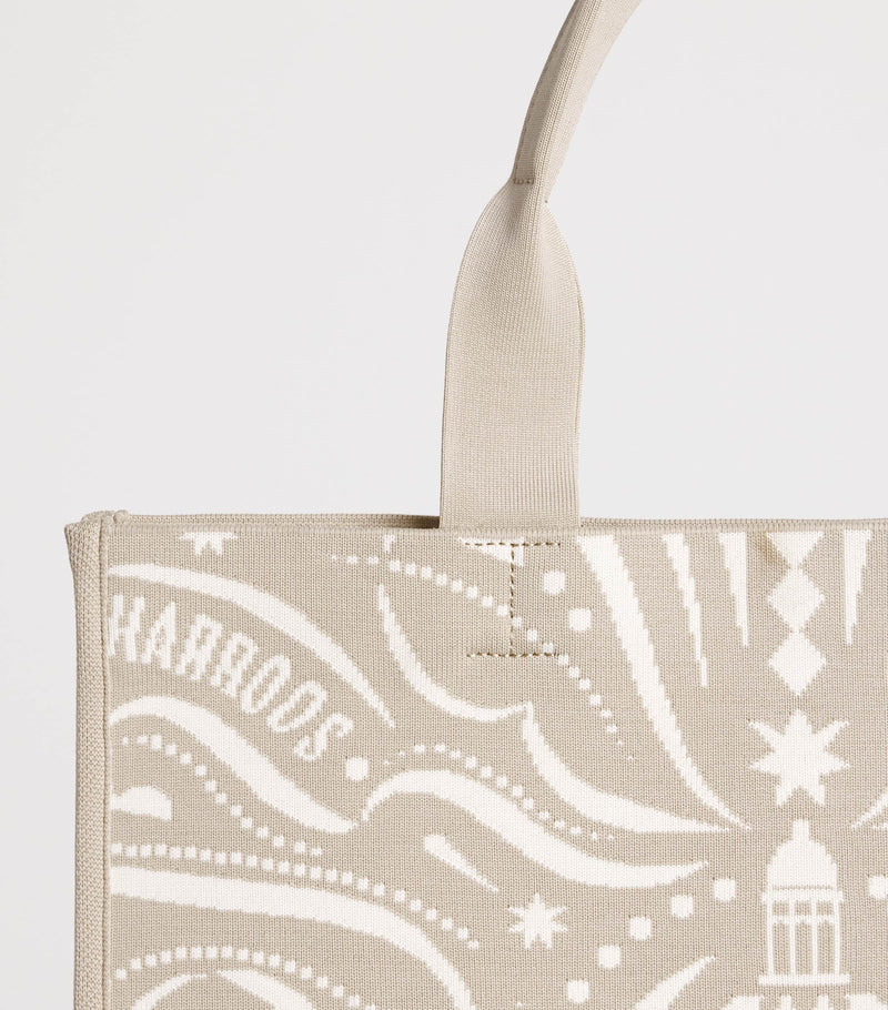 Harrods medium Knights of Brompton tote bag - British product